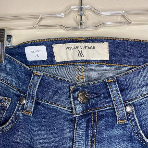 Miss Me Vintage Skinny Jeans - Picture 6 of 6